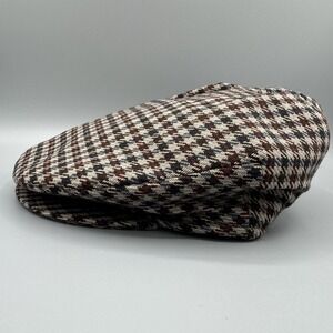 Vintage Hats of Ireland Castlebar Donegal Tweed Flat Cap - 100% Pure Wool 7 1/4